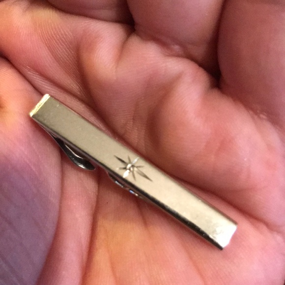 SWANK Other - Vintage Swank silver tone tie clip, EUC